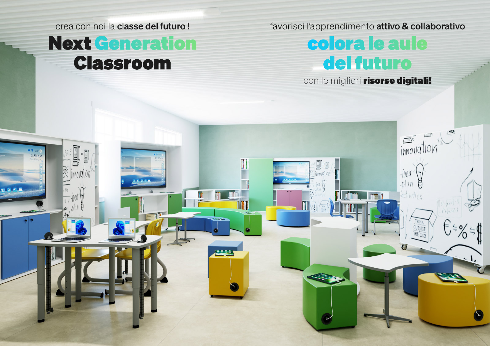 Arredi tecnologici per la scuola