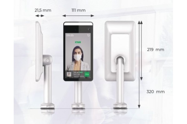 Termoscanner per controllo accessi con termocamera a riconoscimento facciale